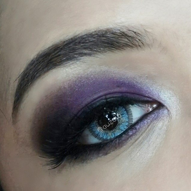 Hasil akhir dari purple eys