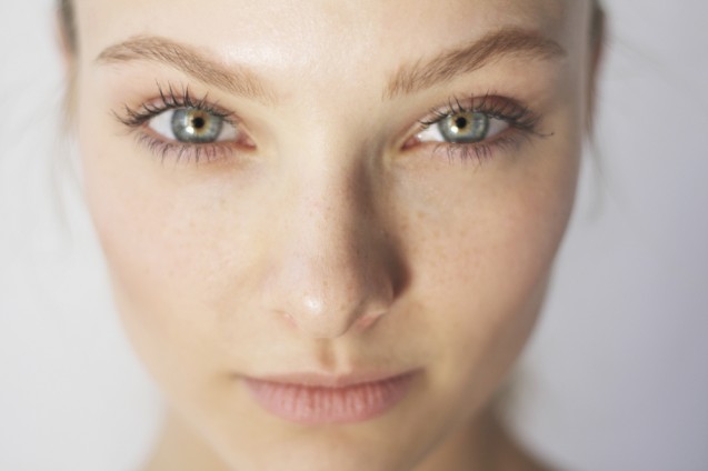 Natural makeup look