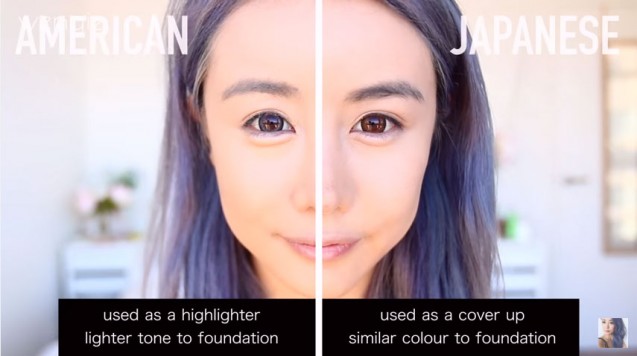 Perbedaan penggunaan concealer di negara barat dan Jepang