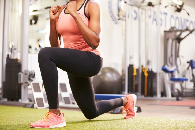 Latihan lunge untuk mengecilkan paha
