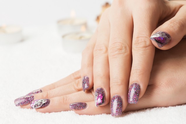 Cat kuku glitter