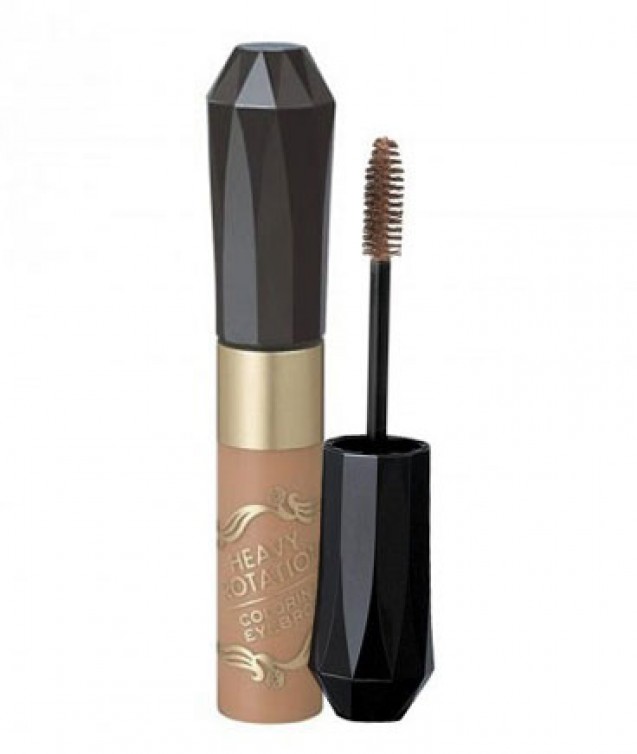 Cara membentuk alis menggunakan browcara Kiss Me by Isehan Heavy Rotation Coloring Eyebrow