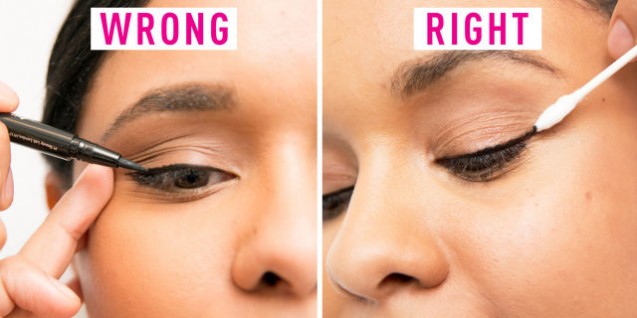 Menggunakan eyeliner