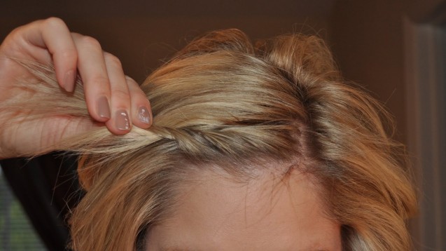 Side twist bang