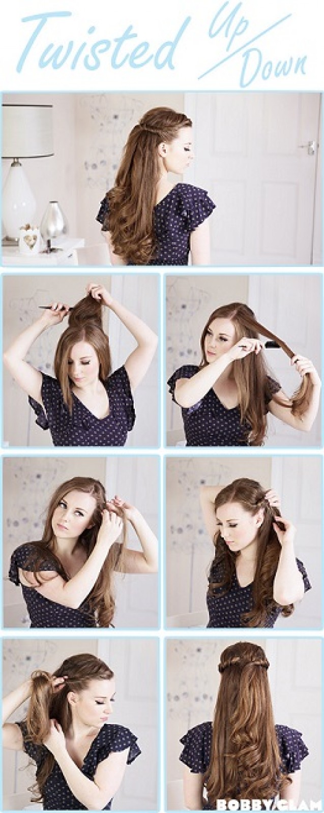 Half up twist