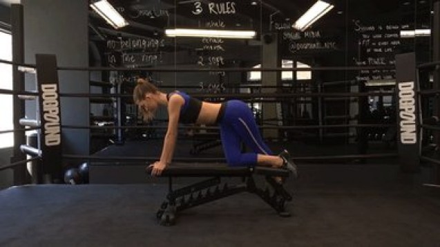 Triangle booty kicks