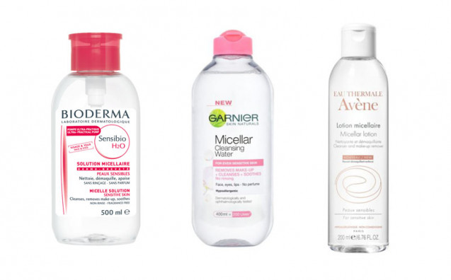 Bioderma, Garnier dan Avene Micellar Water