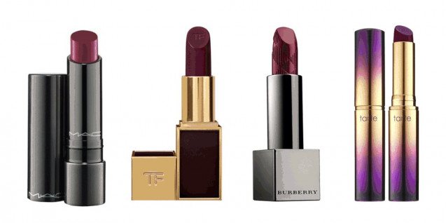 Plum lipstick