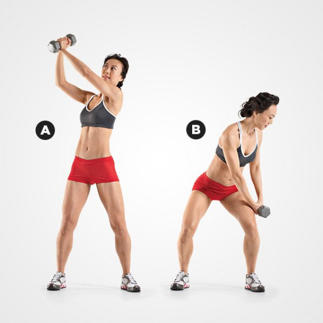 Dumbbell chop