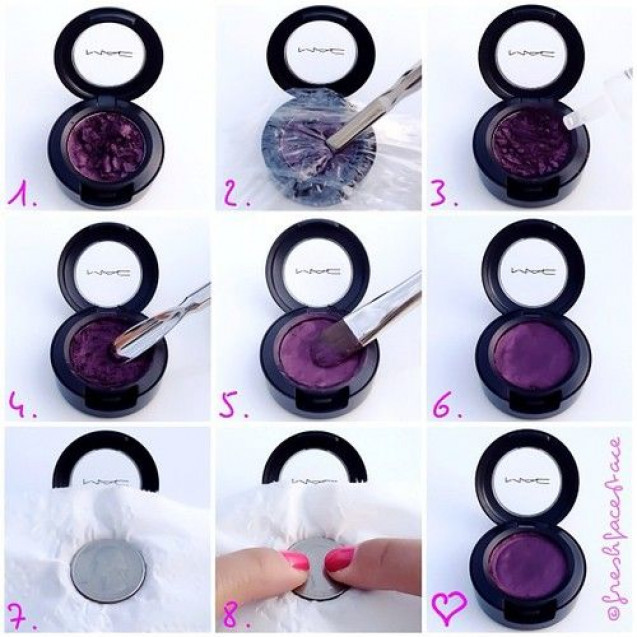 Eyeshadow alkohol
