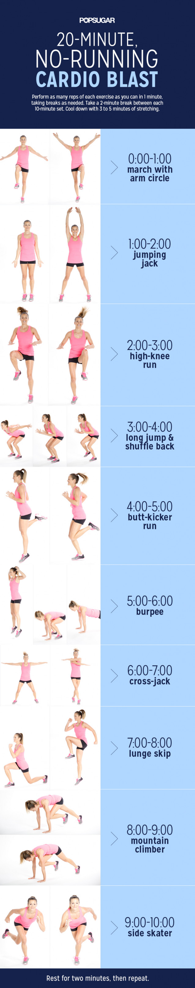 Cardio 20 mins