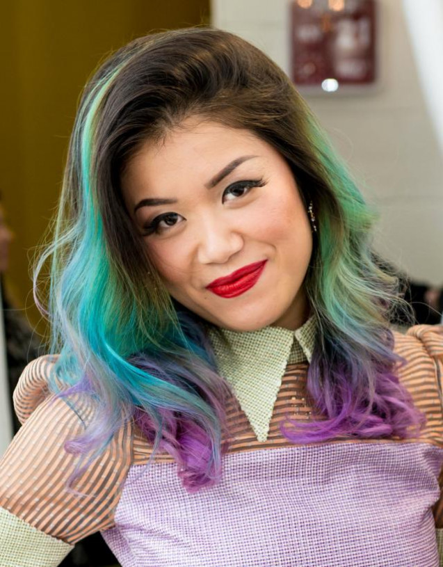 Tren warna rambut dip dye