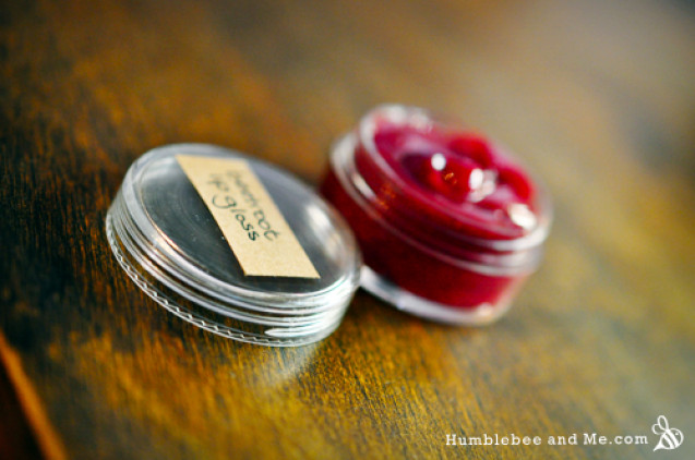 Beet lipgloss