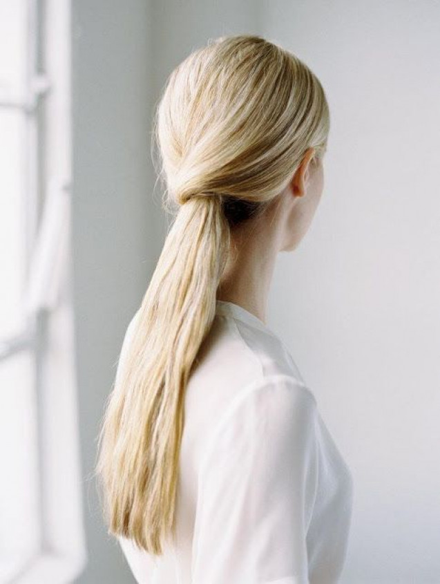 Twist ponytail