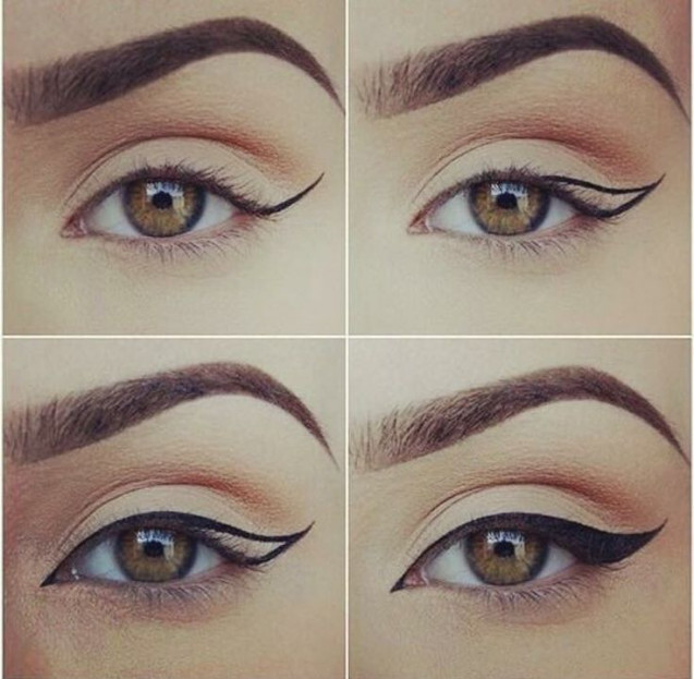Winged eyeliner