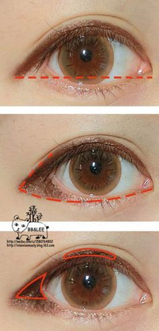 Puppy eyes makeup