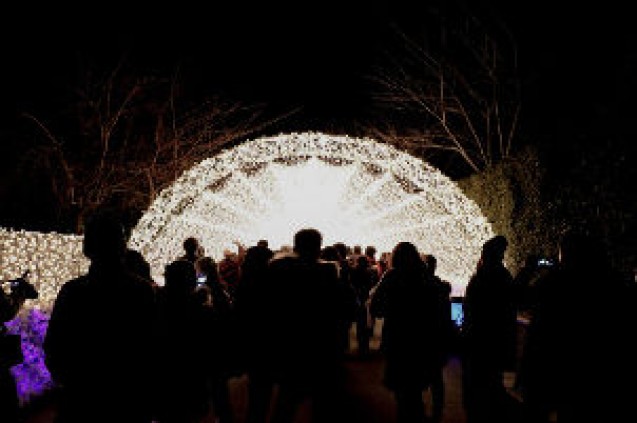 In Front of The Tunnel of Light